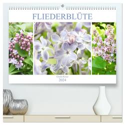 Fliederblüte (hochwertiger Premium Wandkalender 2024 DIN A2 quer), Kunstdruck in Hochglanz von Kruse,  Gisela