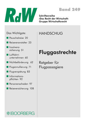 Fluggastrechte von Handschug,  Stephan