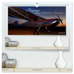 Flugtage Speyer-Weinheim-Mannheim (hochwertiger Premium Wandkalender 2024 DIN A2 quer), Kunstdruck in Hochglanz von Melchert,  Michael