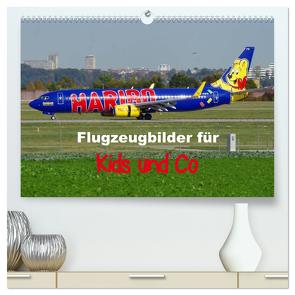 Flugzeugbilder für Kids und Co (hochwertiger Premium Wandkalender 2024 DIN A2 quer), Kunstdruck in Hochglanz von TomTom,  TomTom