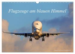 Flugzeuge am blauen Himmel (Wandkalender 2024 DIN A3 quer), CALVENDO Monatskalender von Gayde,  Frank