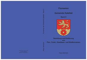 Flurnamen Gemeinde Kalefeld Band II von Gehmlich,  KLaus