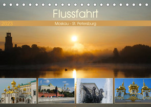 Flussfahrt Moskau – St. Petersburg (Tischkalender 2023 DIN A5 quer) von Photo4emotion.com