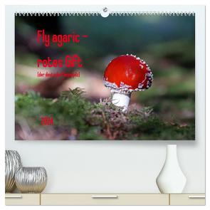 Fly agaric – rotes Gift (hochwertiger Premium Wandkalender 2024 DIN A2 quer), Kunstdruck in Hochglanz von Flori0,  Flori0