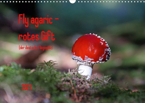 Fly agaric – rotes Gift (Wandkalender 2021 DIN A3 quer) von Flori0