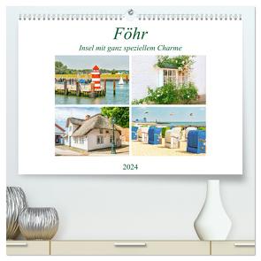 Föhr – Insel mit ganz speziellem Charme (hochwertiger Premium Wandkalender 2024 DIN A2 quer), Kunstdruck in Hochglanz von Schwarze,  Nina