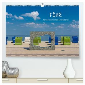 Föhr – Nordfriesische Insel Impressionen (hochwertiger Premium Wandkalender 2024 DIN A2 quer), Kunstdruck in Hochglanz von Simone Flach,  Sandra