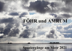 Föhr und Amrum – Spaziergänge am Meer (Wandkalender 2021 DIN A2 quer) von Ginster-Hasse,  Gerti