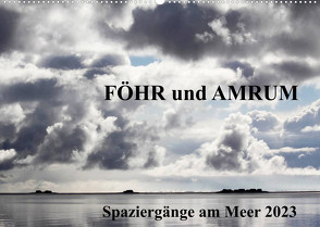 Föhr und Amrum – Spaziergänge am Meer (Wandkalender 2023 DIN A2 quer) von Ginster-Hasse,  Gerti