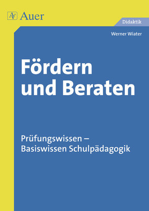 Fördern und Beraten von Wiater,  Werner