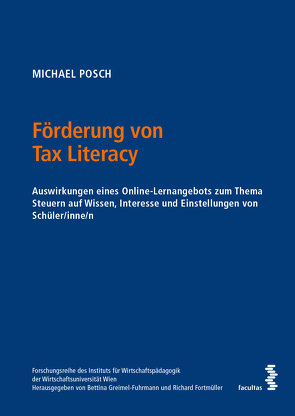 Förderung von Tax Literacy von Posch,  Michael