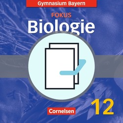 Fokus Biologie – Oberstufe – Gymnasium Bayern – 12. Jahrgangsstufe von Esders,  Stefanie, Gräbe,  Gabriele, Kleesattel,  Walter, Linzmaier,  Tobias, Scholz,  Frank, Weber,  Ulrich, Wilhelm,  Karl