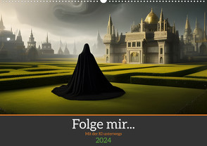 Folge mir… Mit der KI unterwegs (Wandkalender 2024 DIN A2 quer) von aka stine1,  Christine