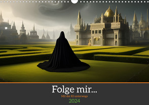 Folge mir… Mit der KI unterwegs (Wandkalender 2024 DIN A3 quer) von aka stine1,  Christine