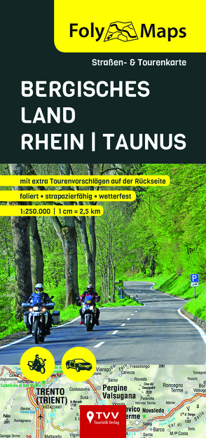 FolyMaps Bergisches Land – Rhein – Taunus 1:250 000