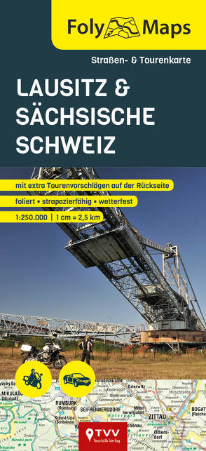 FolyMaps Karte Lausitz & Sächsische Schweiz 1:250 000