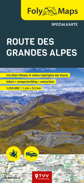 FolyMaps Route des Grandes Alpes Spezialkarte