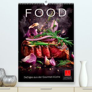 Food – Deftiges aus der Gourmetküche (Premium, hochwertiger DIN A2 Wandkalender 2024, Kunstdruck in Hochglanz) von Roder,  Peter