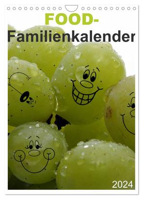 FOOD -Familienkalender (Wandkalender 2024 DIN A4 hoch), CALVENDO Monatskalender von SchnelleWelten,  SchnelleWelten