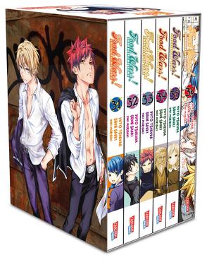 Food Wars – Shokugeki No Soma, Bände 31-36 im Sammelschuber mit Extra von Bockel,  Antje, Morisaki,  Yuki, Saeki,  Shun, Tsukuda,  Yuto