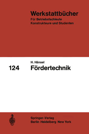 Fördertechnik von Hänsel,  H.