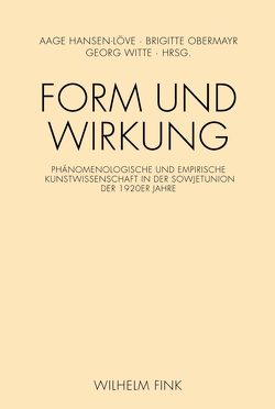 Form und Wirkung von Cubarov,  Igor, Dennes,  Maryse, Eismann,  Wolfgang, Flack,  Patrick, Gindin,  Sergey Iosifovich, Gogotishvili,  Liudmila Archilovna, Grübel,  Rainer, Grzybek,  Peter, Hansen-Löve,  Aage A, Hansen-Löve,  Aage Ansgar, Hennig,  Anke, Kelih,  Emmerich, Kohler,  Gun-Britt, Marsinkovskaja,  Tatjana Davidovna, Nebrig,  Alexander, Obermayr,  Brigitte, Plotnikov,  Nikolaj, Podzemskaia,  Nadezhda, Sasse,  Sylvia, Tihanov,  Galin, Tillberg,  Margareta, Witte,  Georg