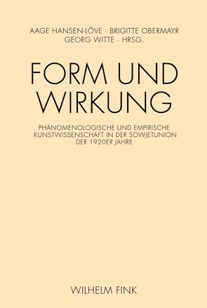 Form und Wirkung von Cubarov,  Igor, Dennes,  Maryse, Eismann,  Wolfgang, Flack,  Patrick, Gindin,  Sergey Iosifovich, Gogotishvili,  Liudmila Archilovna, Grübel,  Rainer, Grzybek,  Peter, Hansen-Löve,  Aage A, Hansen-Löve,  Aage Ansgar, Hennig,  Anke, Kelih,  Emmerich, Kohler,  Gun-Britt, Marsinkovskaja,  Tatjana Davidovna, Nebrig,  Alexander, Obermayr,  Brigitte, Plotnikov,  Nikolaj, Podzemskaia,  Nadezhda, Sasse,  Sylvia, Tihanov,  Galin, Tillberg,  Margareta, Witte,  Georg