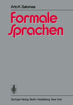 Formale Sprachen von Dieterich,  E.-W., Salomaa,  Arto K.