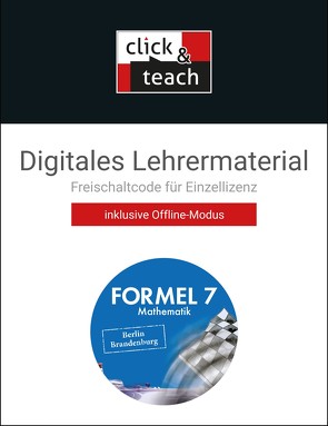 Formel – Berlin/Brandenburg / Formel BE/BB click & teach 7 Box von Bias,  Oliver, Fischer,  Andreas, Heuer,  Kerstin, Hoppe,  Carola, Liebchen,  Martina, Liebchen,  Tobias, Müßig,  Julia, Ost,  Gretel, Paschko,  Hanne, Walther,  Regina