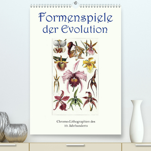 Formenspiele der Evolution. Chromolithographien des 19. Jahrhunderts (Premium, hochwertiger DIN A2 Wandkalender 2023, Kunstdruck in Hochglanz) von Galle,  Jost