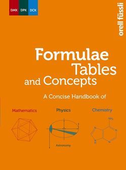 Formulae, Tables and Concepts von DCK, DMK Deutschschweiz, DPK