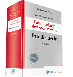 Formularbuch des Fachanwalts Familienrecht von Jüdt,  Eberhardt, Kleffmann,  Norbert, Weinreich,  Gerd