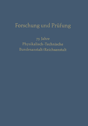 Forschung und Prüfung von Moser,  H.