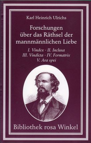 Forschungen über das Räthsel der mannmännlichen Liebe von Kennedy,  Hubert, Ulrichs,  Karl Heinrich