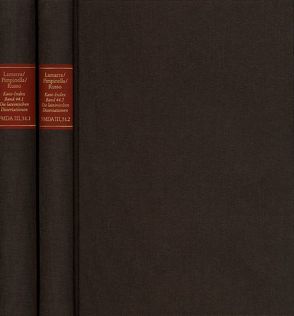 Forschungen und Materialien zur deutschen Aufklärung / Abteilung III: Indices. Kant-Index. Section 3: Index zum Corpus der vorkritischen Schriften. Band 44,1-2: Stellenindices und Konkordanz zu den lateinischen Dissertationen von Lamarra,  Antonio, Pimpinella,  Pietro, Russo,  Ada