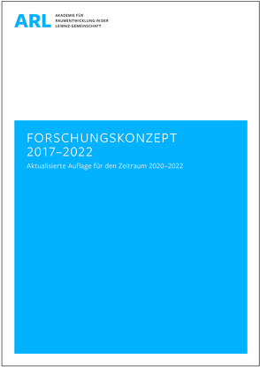 Forschungskonzept 2017–2022 – aktualisierte Auflage für den Zeitraum 2020–2022