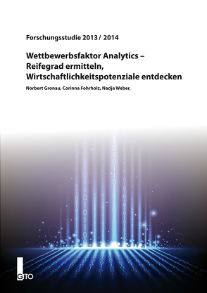 Forschungsstudie 2013 – Wettbewerbsfaktor Analytics – Reifegrad ermitteln, Wirtschaftlichkeitspotenziale entdecken von Fohrholz,  Corinna, Gronau,  Norbert, Weber,  N.