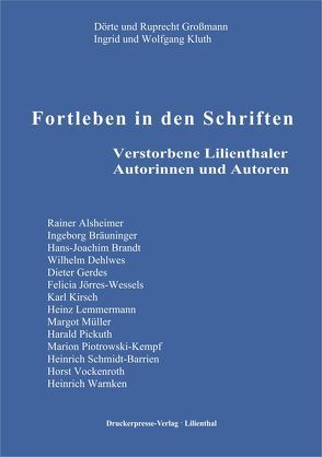 Fortleben in der Schriften von Großmann,  Dörte, Großmann,  Ruprecht, Kluth,  Ingrid, Kluth,  Wolfgang