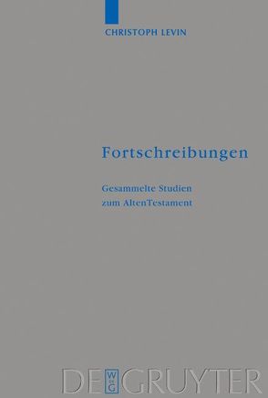 Fortschreibungen von Levin,  Christoph
