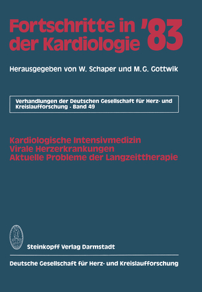 Fortschritte in der Kardiologie von Gottwik,  M.G., Schaper,  W.