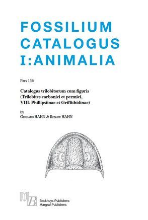 Fossilium Catalogus Animalia Pars 156 von Hahn,  Gerhard, Hahn,  Renate