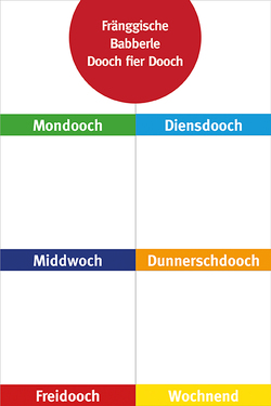 Fränggische Babberle – Dooch fier Dooch