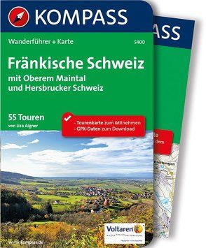 KOMPASS Wanderführer Fränkische Schweiz mit Oberem Maintal und Hersbrucker Schweiz von Aigner,  Lisa