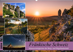 Fränkische Schweiz – Sehenswürdigkeiten der Berg- und Hügellandschaft (Wandkalender 2024 DIN A2 quer) von Amesoeder,  Raphael