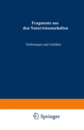 Fragmente aus den Naturwissenschaften von Tyndall,  John