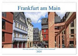 Frankfurt am Main die neue Altstadt vom Taxifahrer Petrus Bodenstaff (Wandkalender 2024 DIN A2 quer), CALVENDO Monatskalender von Bodenstaff,  Petrus