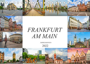 Frankfurt am Main Impressionen (Tischkalender 2022 DIN A5 quer) von Meutzner,  Dirk