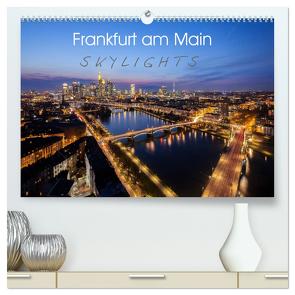 Frankfurt am Main Skylights (hochwertiger Premium Wandkalender 2024 DIN A2 quer), Kunstdruck in Hochglanz von Pavlowsky Photography,  Markus