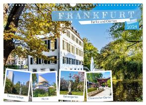 Frankfurt – Parks und Gärten (Wandkalender 2024 DIN A3 quer), CALVENDO Monatskalender von Meyer,  Dieter