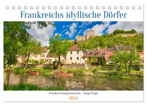 Frankreichs idyllische Dörfer (Tischkalender 2024 DIN A5 quer), CALVENDO Monatskalender von Voigt,  Tanja